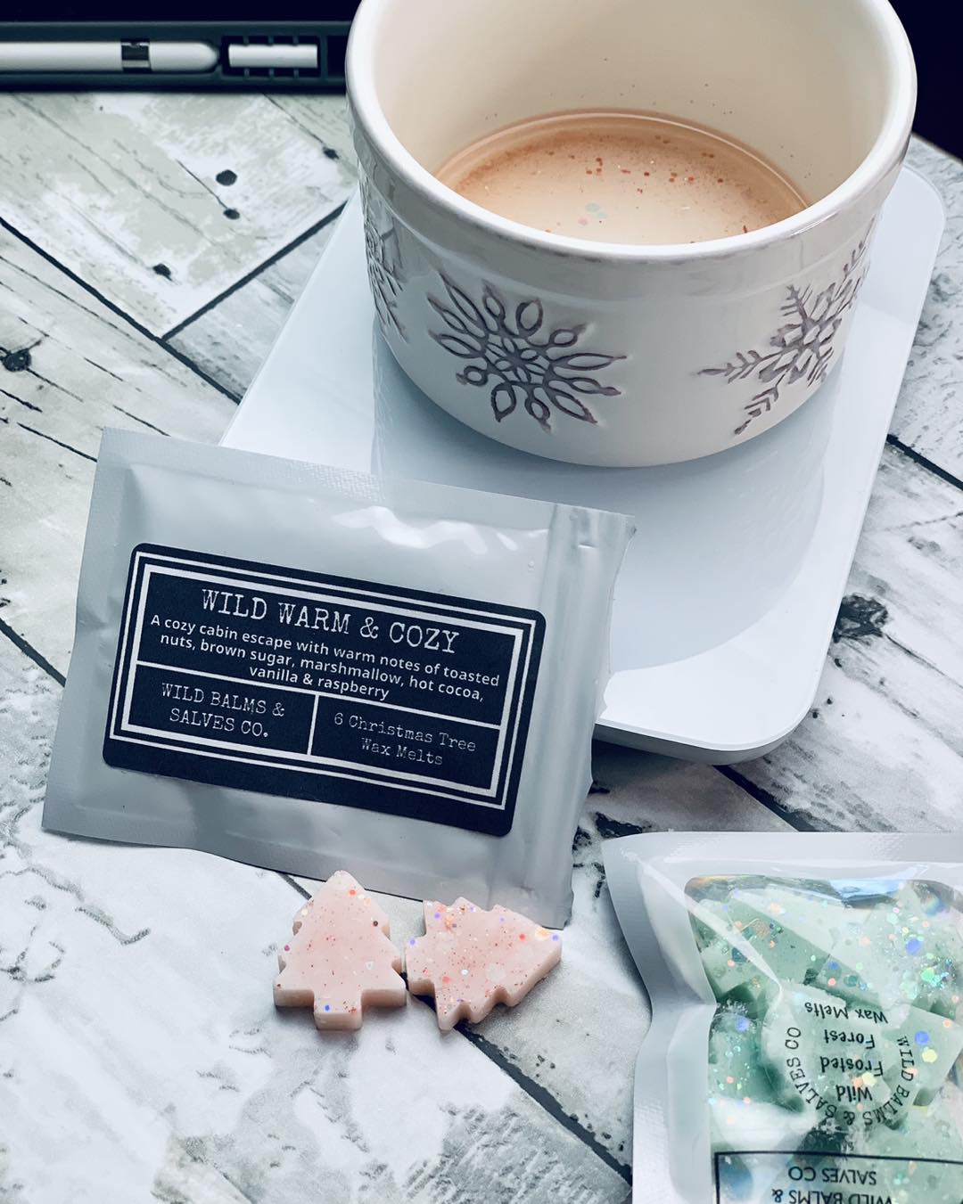 Wild Warm & Cozy- Mini Pink Tree Wax Melts