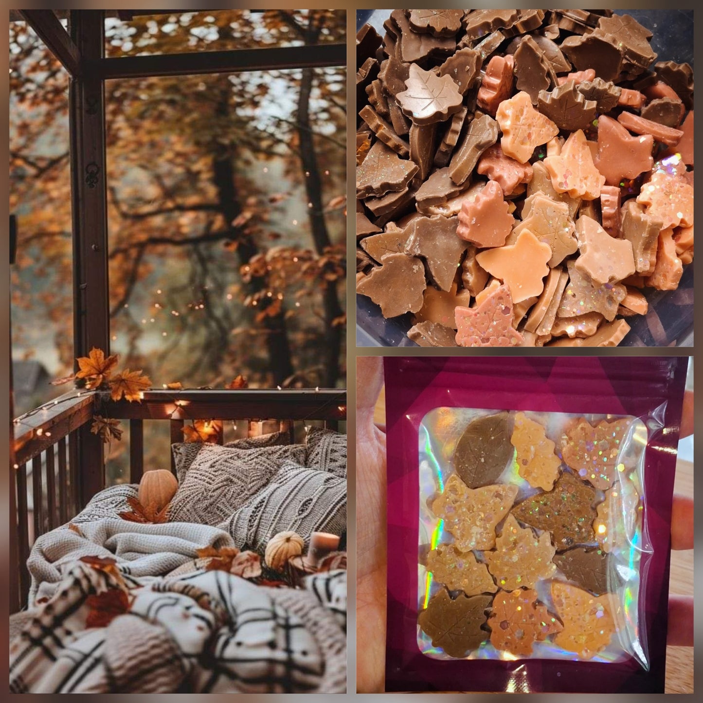 Wild Autumn Leaves & Flannel - Wax Melts and Candles