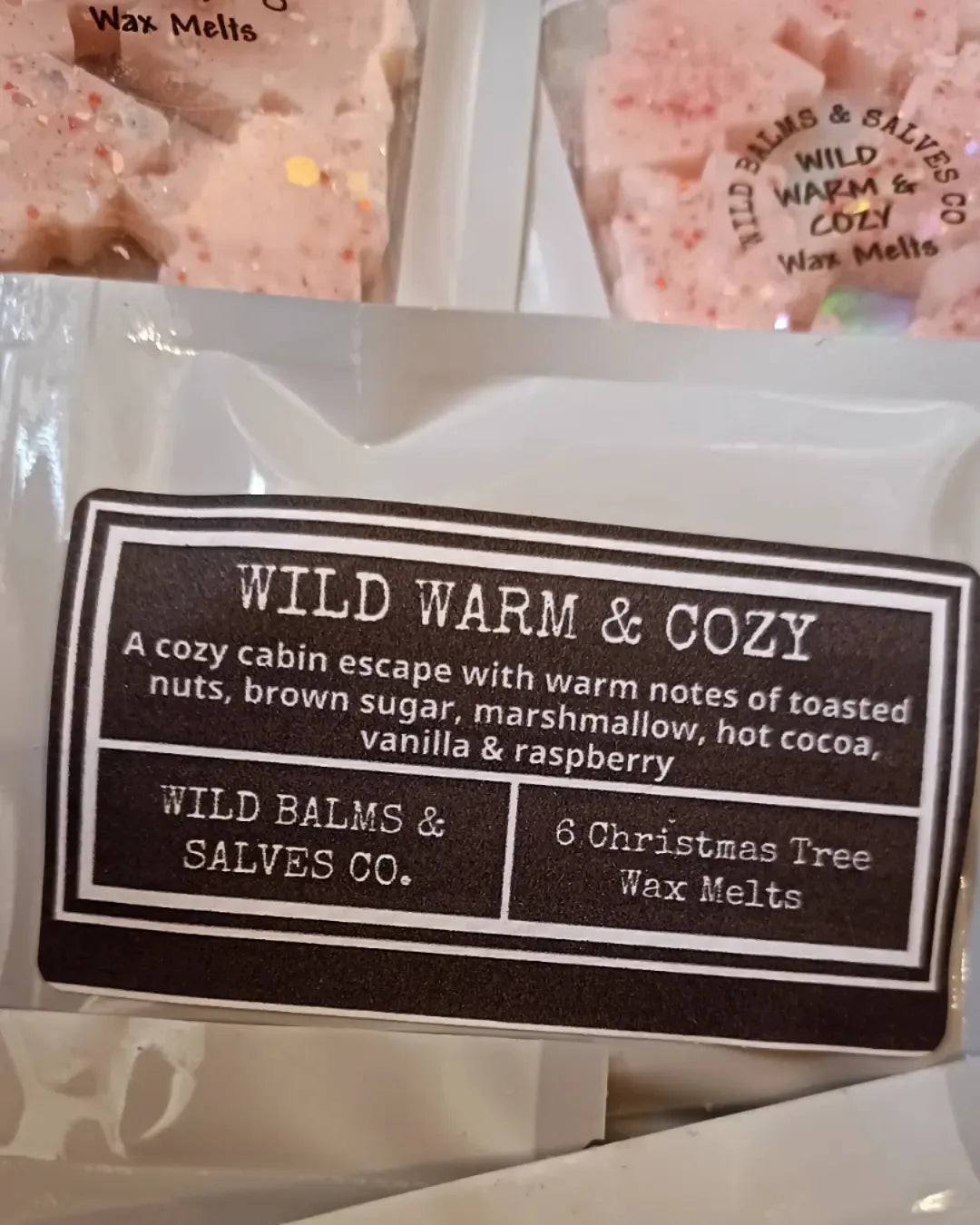 Wild Warm & Cozy- Mini Pink Tree Wax Melts